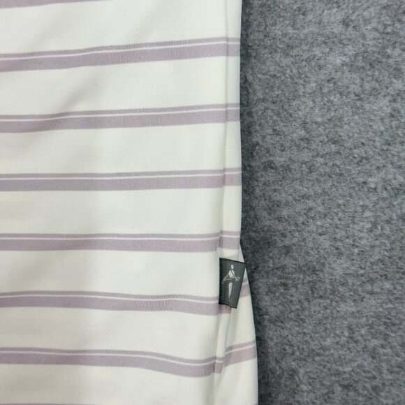 Linksoul XL Striped Performance Polo – Bamboo Charcoal Stretch Golf Shirt - Picture 7 of 11